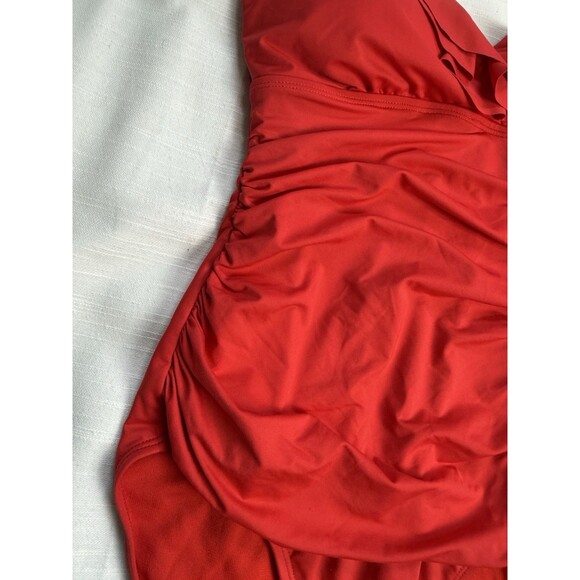 Lauren Ralph Lauren Beach Club Slimming Underwire One Piece Swimsuit Sz 6 New - Picture 3 of 10